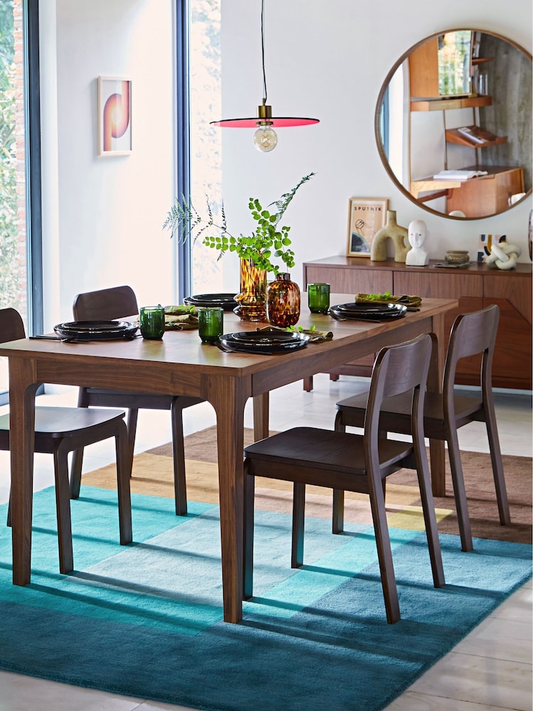 La Redoute Intérieurs Walnut Vintele 6 to 10 Seater Extendable Dining Table - Image 1 of 6