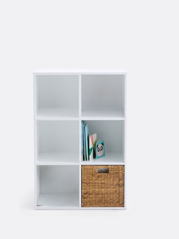 La Redoute Intérieurs White Diny 6-Compartment Storage Unit - Image 1 of 2 La Redoute Intérieurs White Diny 6-Compartment Storage Unit - Image 1 of 2