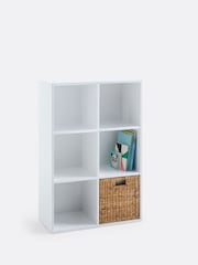 La Redoute Intérieurs White Diny 6-Compartment Storage Unit - Image 2 of 2