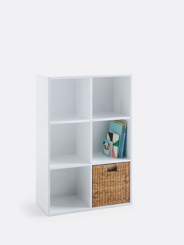 La Redoute Intérieurs White Diny 6-Compartment Storage Unit - Image 2 of 2 La Redoute Intérieurs White Diny 6-Compartment Storage Unit - Image 2 of 2