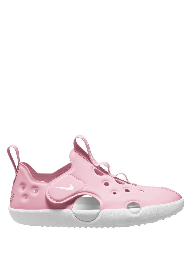 Nike PINK FOAM Junior Sunray Protect 4 Sandals - Image 1 of 4 Nike PINK FOAM Junior Sunray Protect 4 Sandals - Image 1 of 4