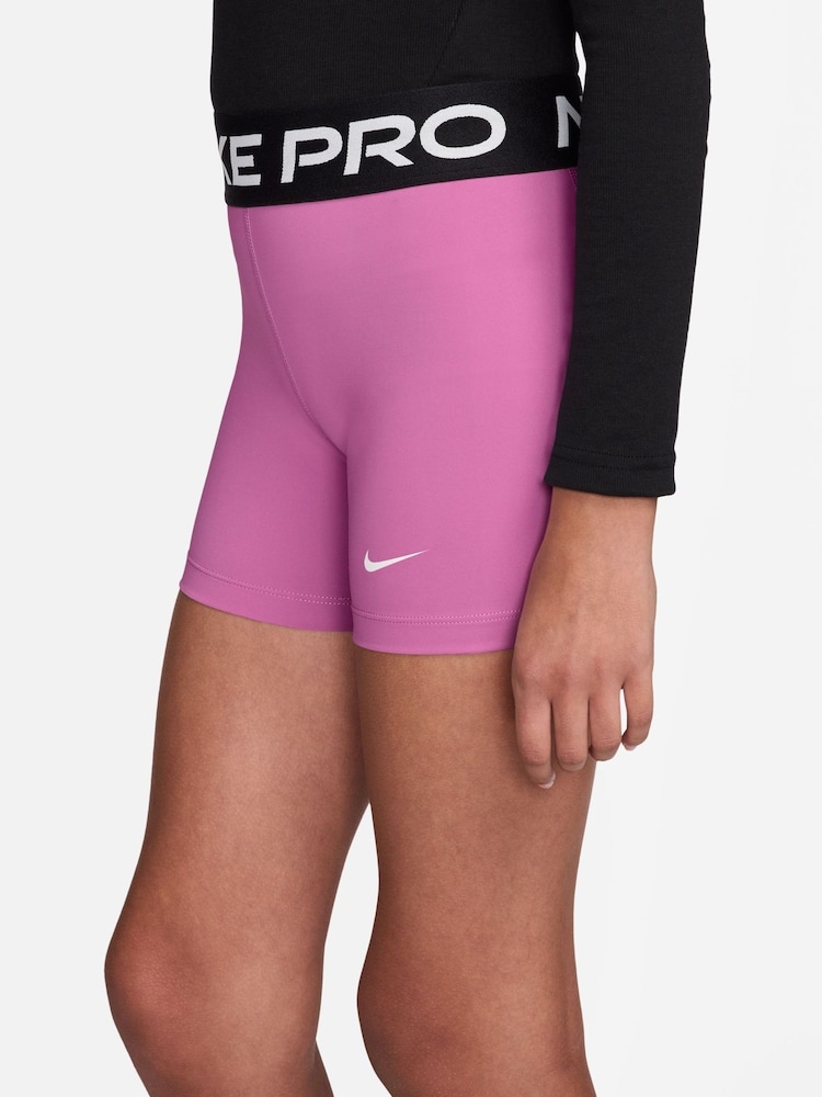 Nike Playful Pink Pro Dri-FIT Shorts - Image 2 of 4 Nike Playful Pink Pro Dri-FIT Shorts - Image 2 of 4