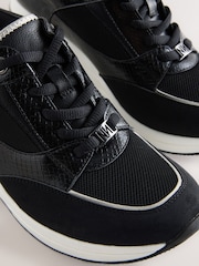 Black Forever Comfort® Glam Wedge Trainers - Image 4 of 5