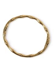 Stainless Steel Bamboo Bangle - Image 1 of 2