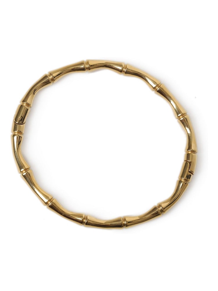 Stainless Steel Bamboo Bangle - Image 1 of 2