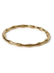 Stainless Steel Bamboo Bangle - Image 2 of 2