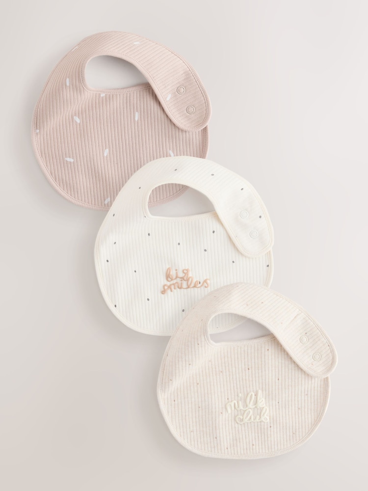 Neutral Milk Club Baby Bibs 3 Pack - Image 1 of 6