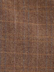 Rūdžių ruda - N. Premium Tailored Fit Wool Blend Trimmed Check Suit Trousers - 8 paveikslėlis iš 10