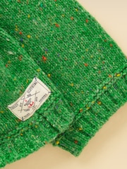 Joules Kids' Fisherman Green Rib Jumper - Image 3 of 4