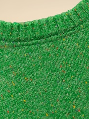 Joules Kids' Fisherman Green Rib Jumper - Image 4 of 4