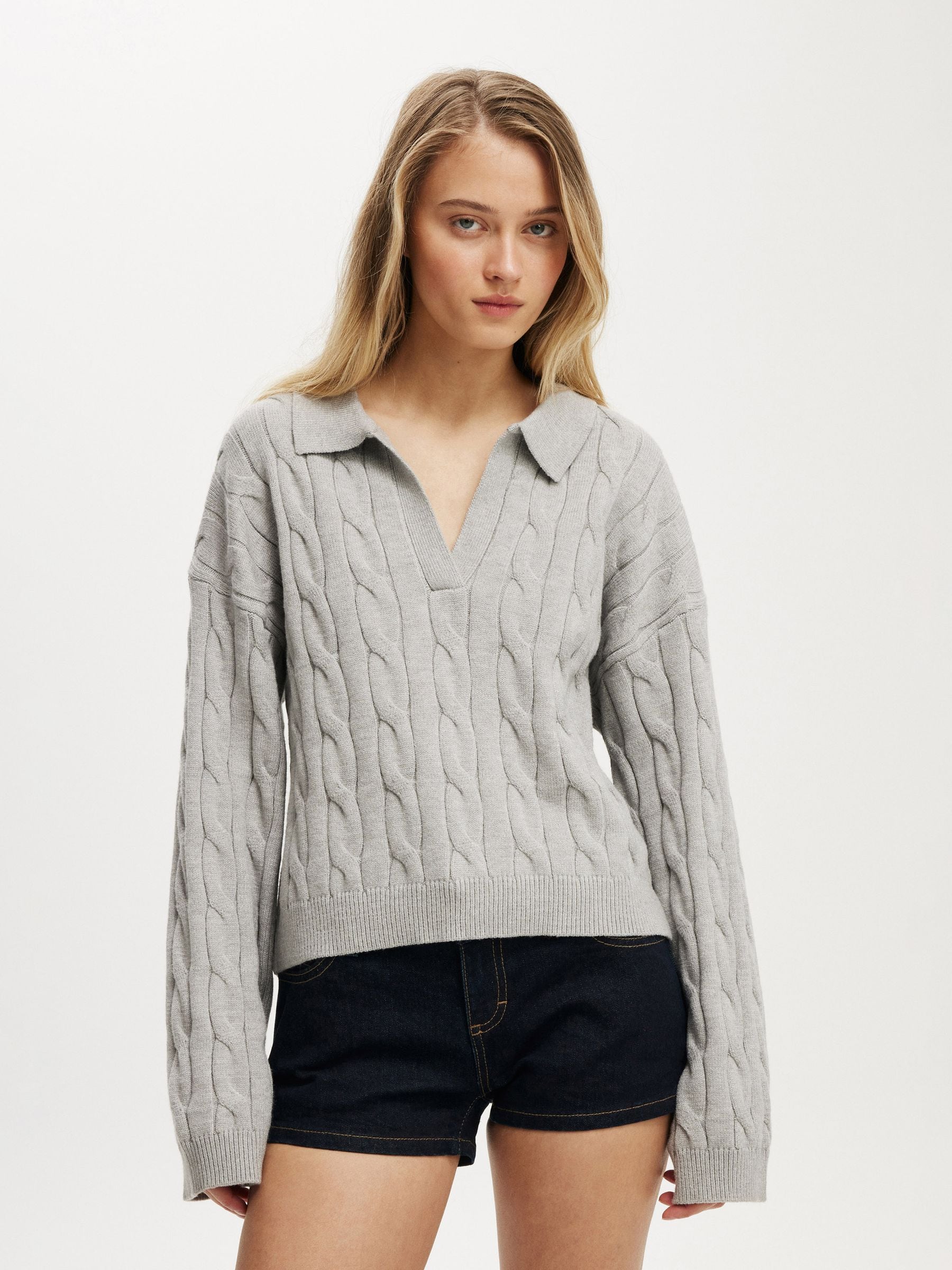 Next：日本 Cotton On Luxe 襟付きセーター from Next Japan