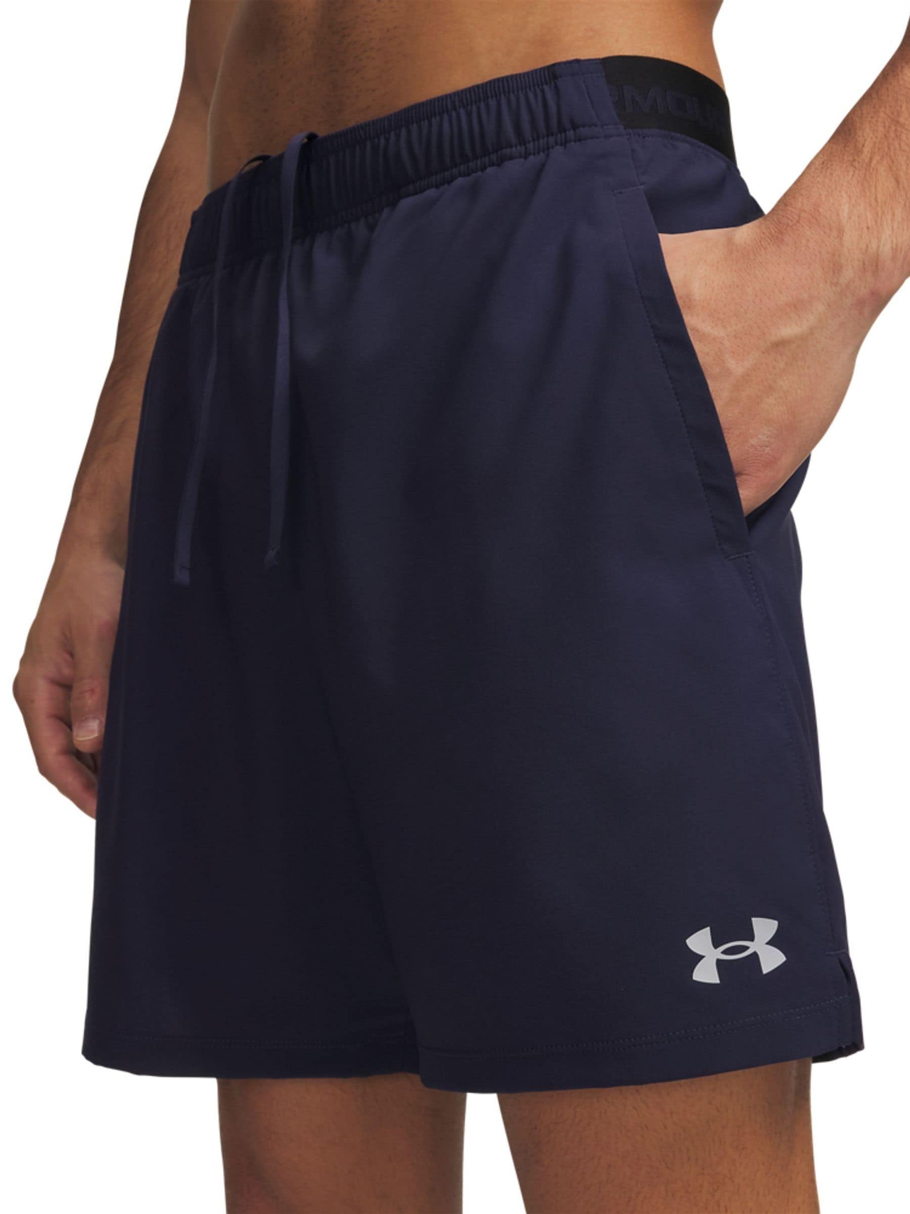Buy Under Armour Blue Vanish Woven 2.0 6Inch Training Shorts from