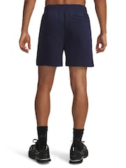 Under Armour Blue Rival Fleece Shorts - Image 2 of 4
