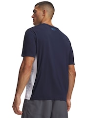 Under Armour Blue Tech Utility Short Sleeve T-Shirt - Image 2 of 3
