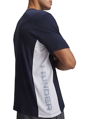 Under Armour Blue Tech Utility Short Sleeve T-Shirt - Image 3 of 3