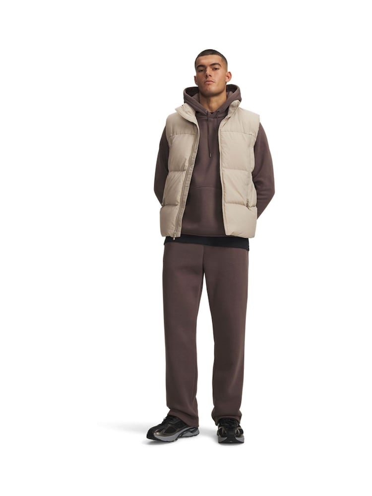 Under Armour Brown Essential Icon Fleece Trousers - Image 3 of 3