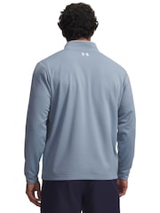 Under Armour Blue Links QuarterZip Golf Layer Sweat Top - Image 2 of 3
