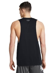 Under Armour Black Left Chest CutOff Tank Top - Image 2 of 4