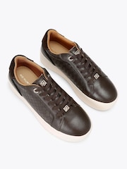 KG Kurt Geiger Brown Lighter Weave Trainers - Image 2 of 4