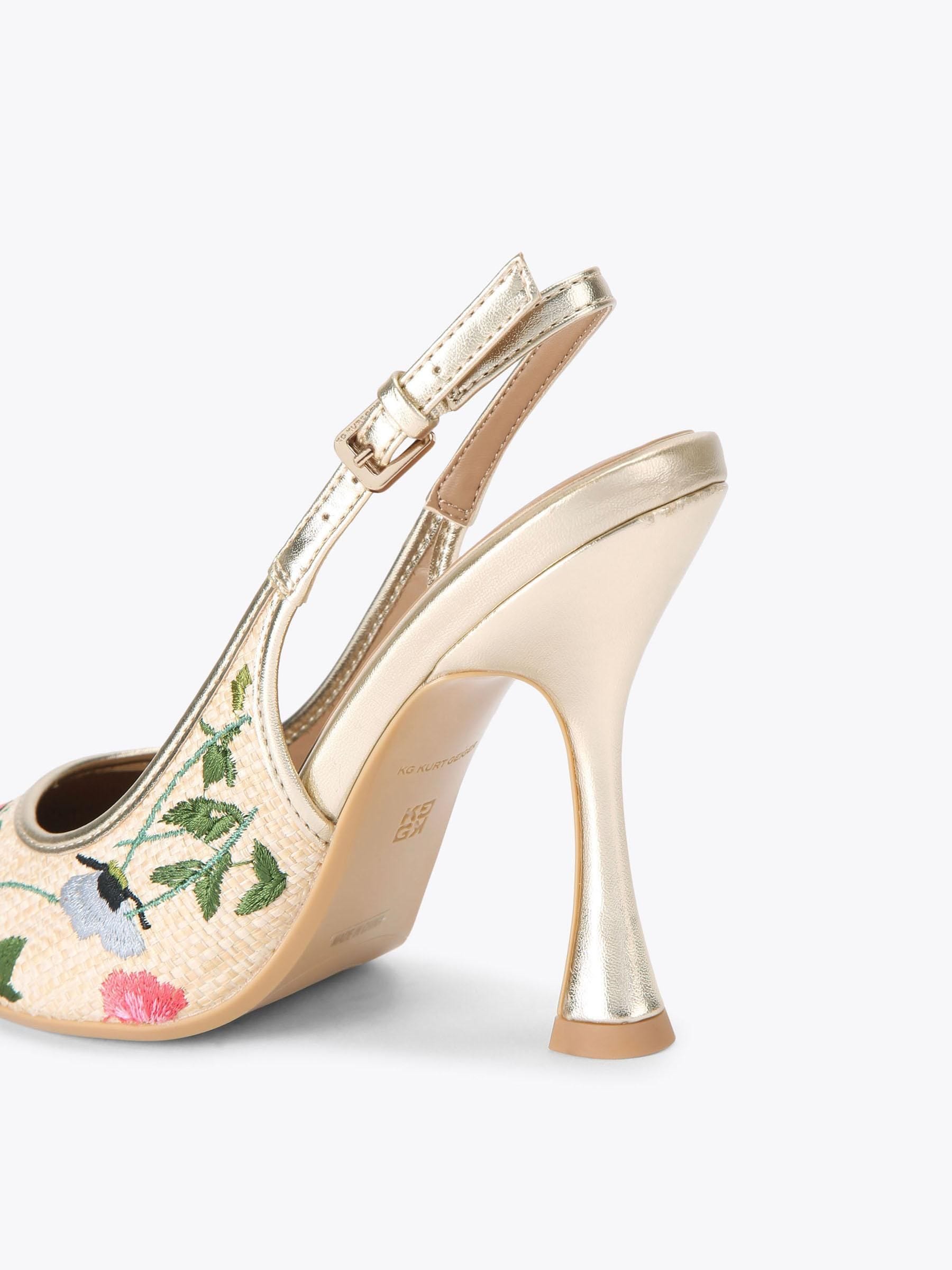 Buy KG Kurt Geiger Cream Floral Aria2 Shoes from Next USA