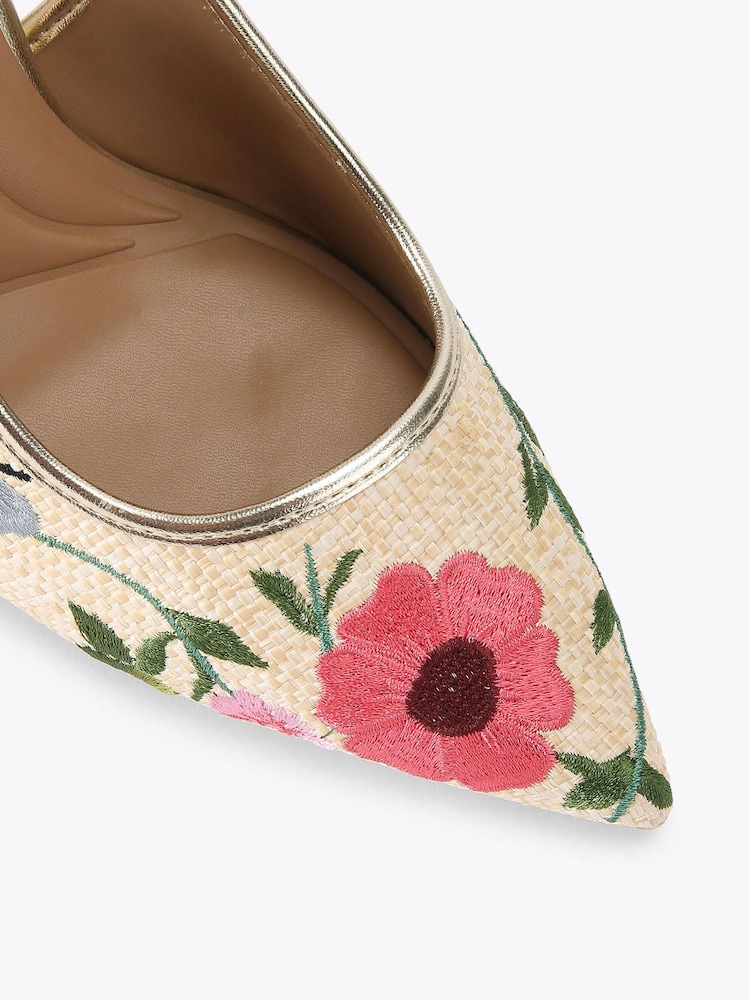 KG Kurt Geiger Cream Floral Aria2 Shoes - Image 5 of 5 KG Kurt Geiger Cream Floral Aria2 Shoes - Image 5 of 5