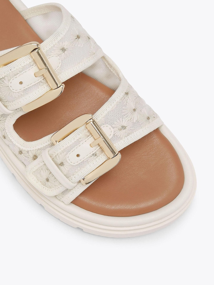 Carvela Comfort White Pavilion Sandals - Image 5 of 5 Carvela Comfort White Pavilion Sandals - Image 5 of 5