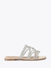 KG Kurt Geiger Silver Perla Sandals - Image 1 of 4