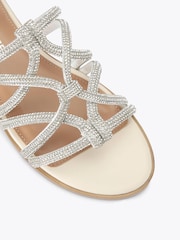 KG Kurt Geiger Silver Perla Sandals - Image 3 of 4