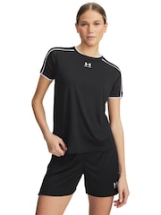 Under Armour Black/White Challenger Train T-Shirt - Image 1 of 3
