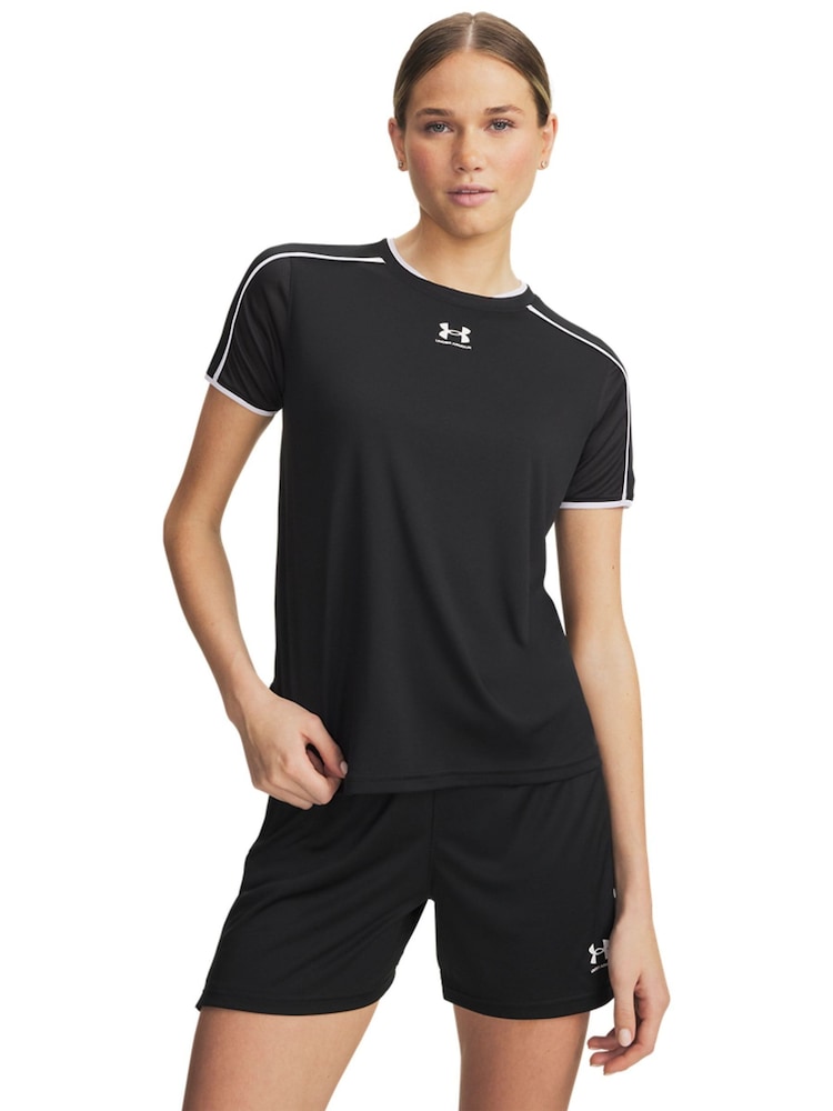Under Armour Black/White Challenger Train T-Shirt - Image 1 of 3 Under Armour Black/White Challenger Train T-Shirt - Image 1 of 3