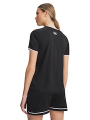 Under Armour Black/White Challenger Train T-Shirt - Image 2 of 3