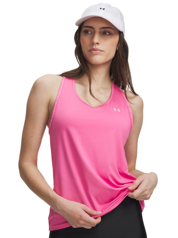Under Armour Pink Tech Knockout Vest - Image 1 of 3 Under Armour Pink Tech Knockout Vest - Image 1 of 3
