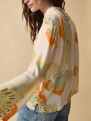 Monsoon Cream Clemence Aurelie Butterfly Top - Image 2 of 4