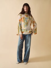 Monsoon Cream Clemence Aurelie Butterfly Top - Image 4 of 4