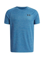 Azul - Camiseta de manga corta texturizada técnica Under Armour - Imagen 1 de 3