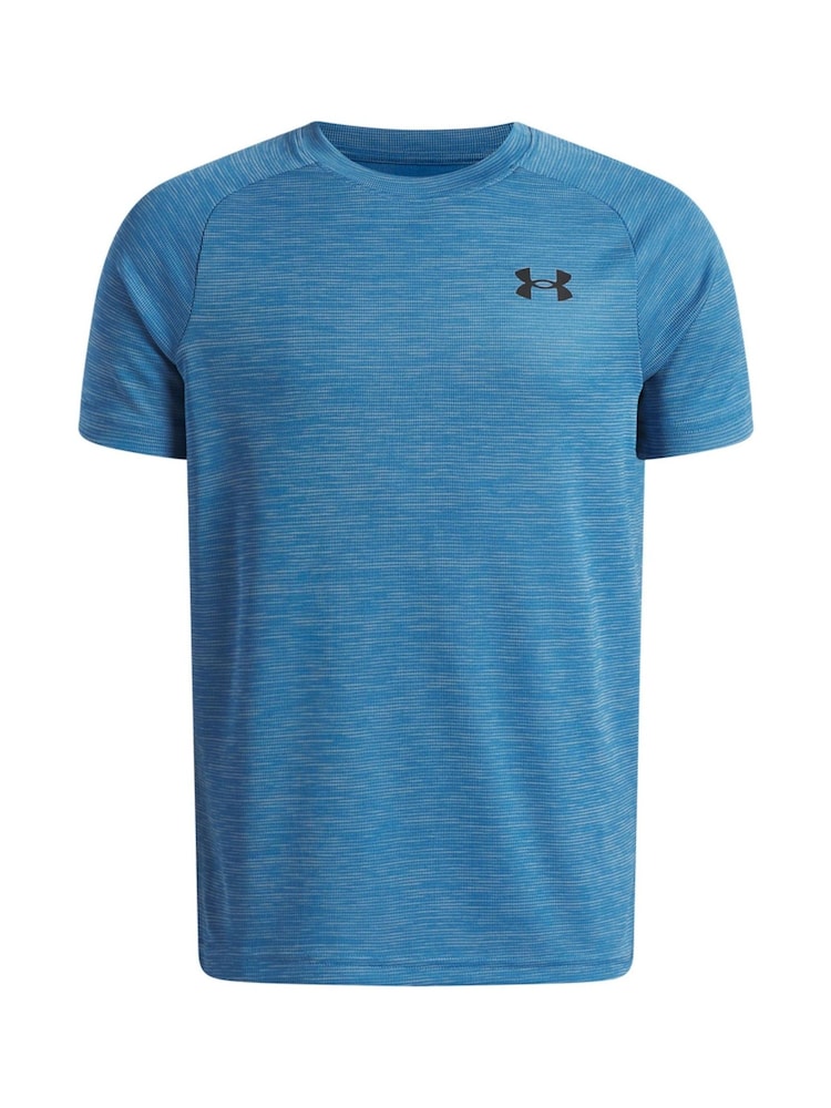 Azul - Camiseta de manga corta texturizada técnica Under Armour - Imagen 1 de 3