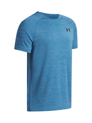 Azul - Camiseta de manga corta texturizada técnica Under Armour - Imagen 3 de 3