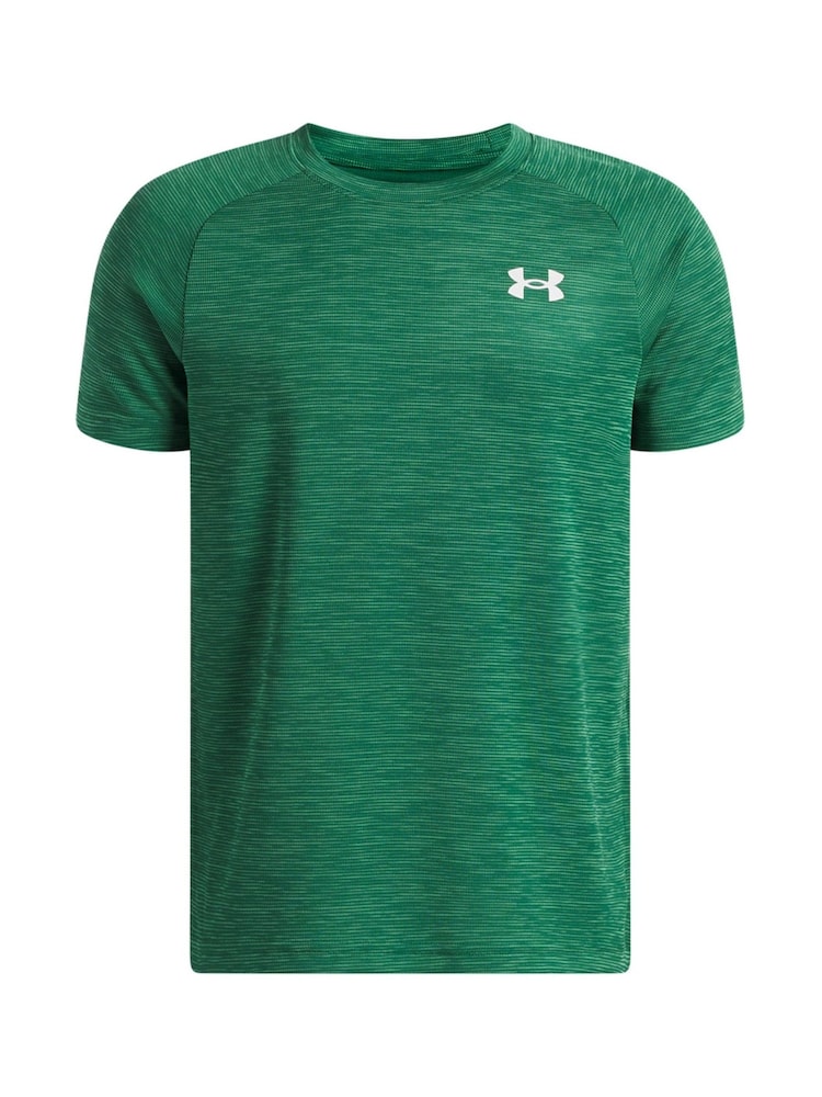 Verde - Camiseta de manga corta texturizada técnica Under Armour - Imagen 1 de 3