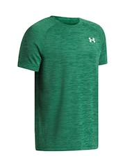 Verde - Camiseta de manga corta texturizada técnica Under Armour - Imagen 3 de 3