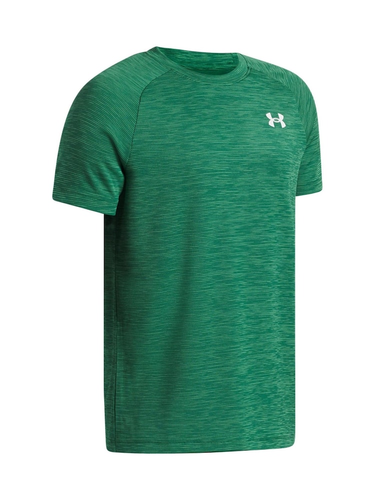 Verde - Camiseta de manga corta texturizada técnica Under Armour - Imagen 3 de 3