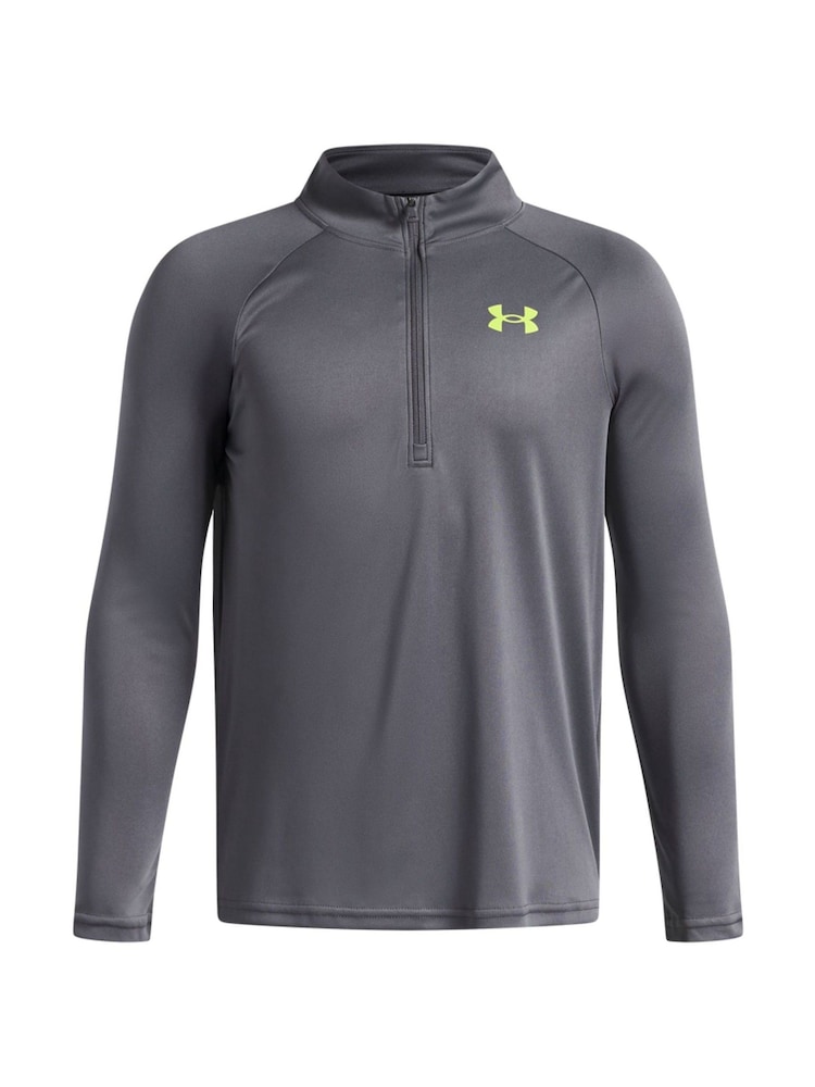 Under Armour Grey Tech 2.0 HalfZip Long Sleeve Top - Image 1 of 3 Under Armour Grey Tech 2.0 HalfZip Long Sleeve Top - Image 1 of 3
