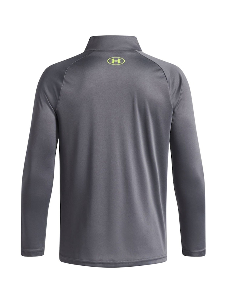 Under Armour Grey Tech 2.0 HalfZip Long Sleeve Top - Image 2 of 3 Under Armour Grey Tech 2.0 HalfZip Long Sleeve Top - Image 2 of 3
