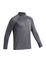 Under Armour Grey Tech 2.0 HalfZip Long Sleeve Top - Image 3 of 3