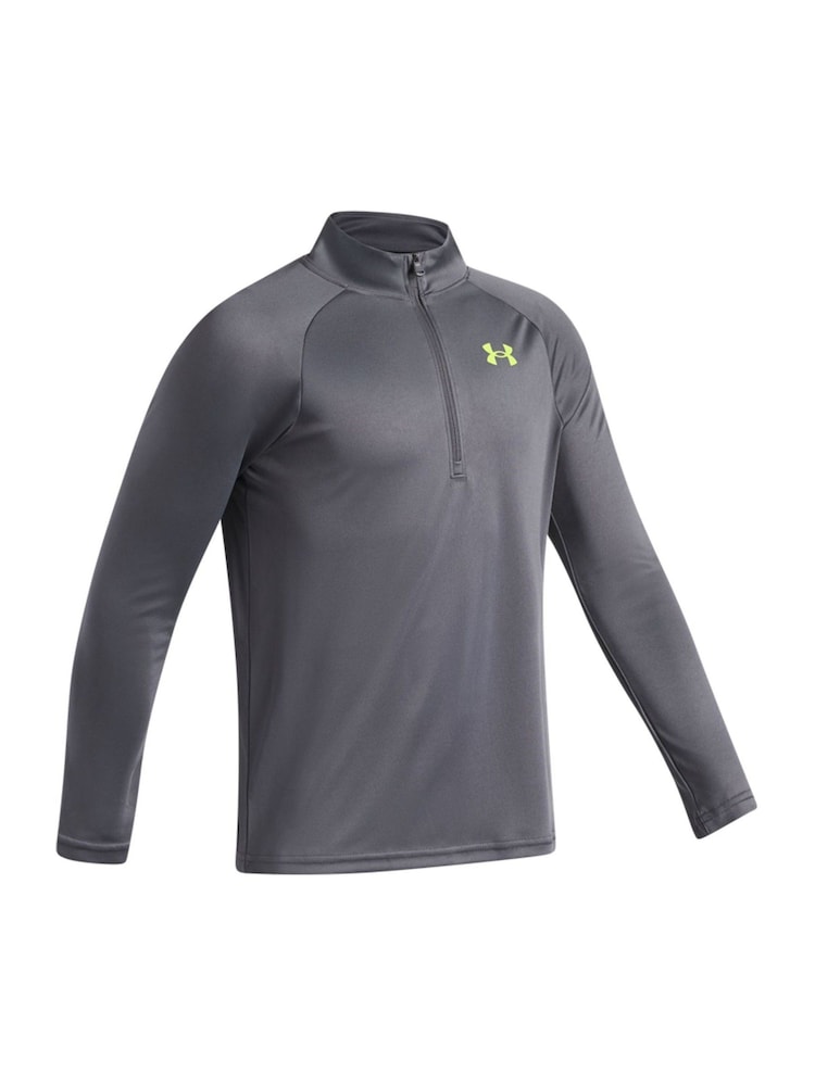 Under Armour Grey Tech 2.0 HalfZip Long Sleeve Top - Image 3 of 3 Under Armour Grey Tech 2.0 HalfZip Long Sleeve Top - Image 3 of 3