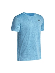 Under Armour Blue Tech Pixelate Graphic Short Sleeve T-Shirt - Image 3 of 3