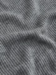 Charcoal Grey N.Premium Wool Blend Long Sleeved Top - Image 8 of 8