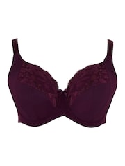 Panache Purple Amara Floral Stretch lace Full Cup Bra - Image 5 of 5