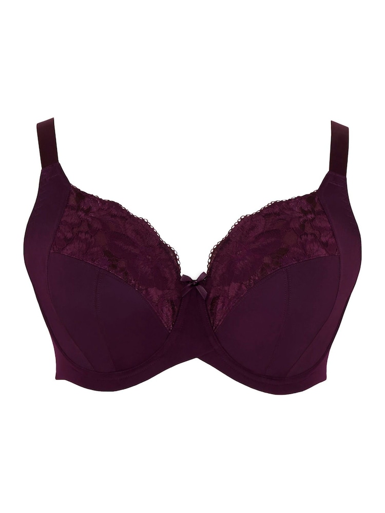 Panache Purple Amara Floral Stretch lace Full Cup Bra - Image 5 of 5