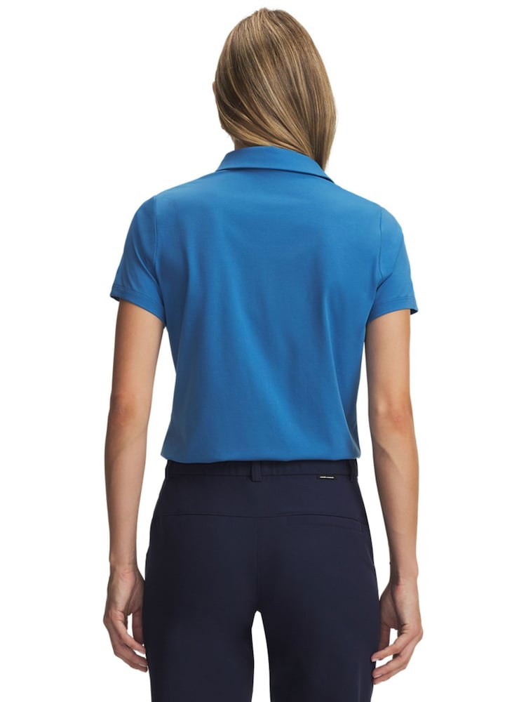 Under Armour Blue Dry Short Sleeve Golf Polo Shirt - Image 2 of 3
