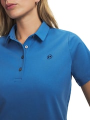 Under Armour Blue Dry Short Sleeve Golf Polo Shirt - Image 3 of 3